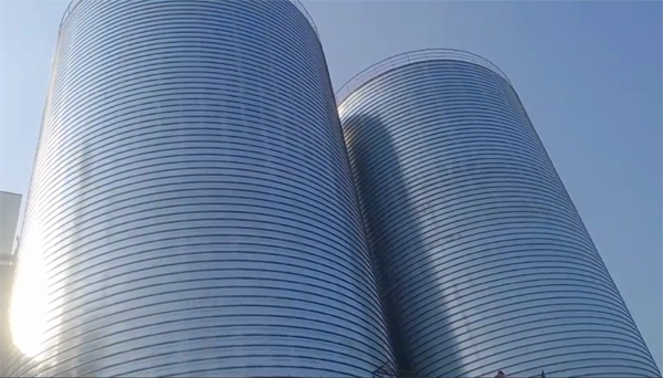 白碱滩2座混凝土高架卷板仓